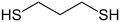 Structural formula of Propane-1,3-dithiol