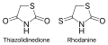 Thiazolidinedione and rhodanine