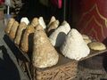 Tibetan cheeses at Zhongdian Market