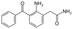 Skeletal formula of Nepafenac