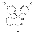 Phenolphthalein high pH 2D skeletal