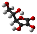 L-ascorbic acid 3D model