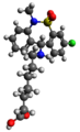 Molecular structure of Tianeptine