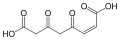 4-Maleylacetoacetic acid structure