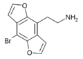 Chemical structure of 2C-B-DRAGONFLY