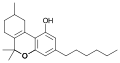 Parahexyl skeletal structure