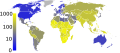 Tuberculosis prevalence WHO 2009