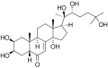 Chemical structure of 20-Hydroxyecdysone