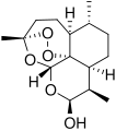 Chemical structure of Dihydroartemisinin