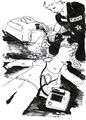 CPR with oxygen and defibrillator