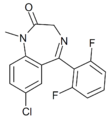 Difludiazepam structure