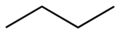 Lewis structure of butane