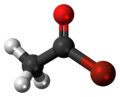 Acetyl bromide 3D model