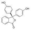Phenolphthalein low pH 2D skeletal