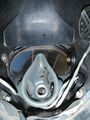 Inside a KM37 diving helmet.