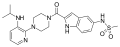 Chemical structure of Delavirdine