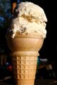 Vanilla ice cream cone at Camp Manitoulin