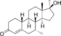 Mibolerone structure