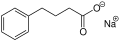 Sodium phenylbutyrate structural formula