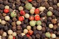 4 color mix of peppercorns