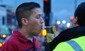 Breathalyzer test on citizen