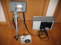 1540 Strobolume by General Radio Corporation - separate control box and strobe on tripod