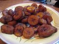 Aloko, a dish of fried plantains