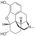 2D structure of Dihydromorphine
